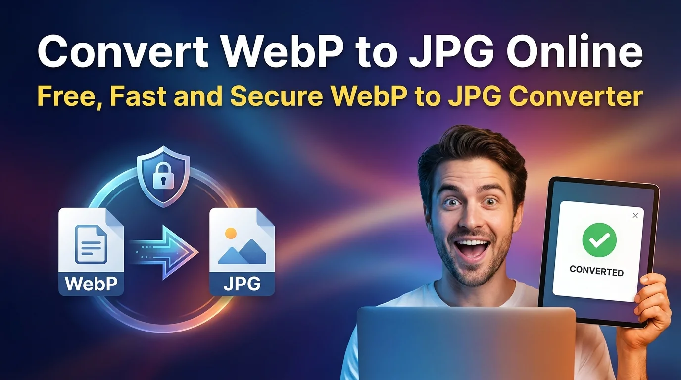 Convert WebP to JPG Online Free, Fast and Secure WebP to JPG Converter