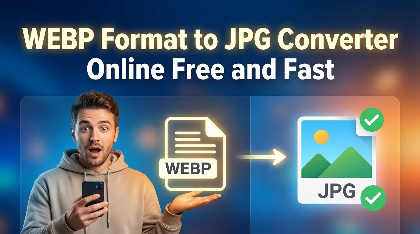 WEBP Format to JPG Converter Online Free and Fast